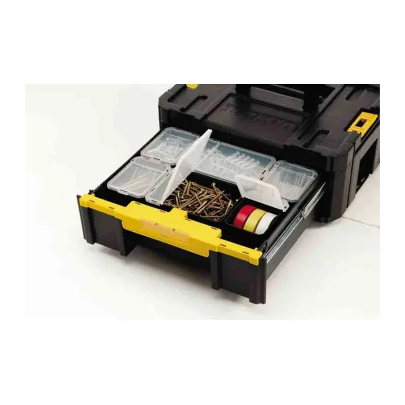 DeWALT 1 Drawer Plastic Tool Box 314.2 mm Length 440 mm Width 314.2 mm Height DWST1-70705