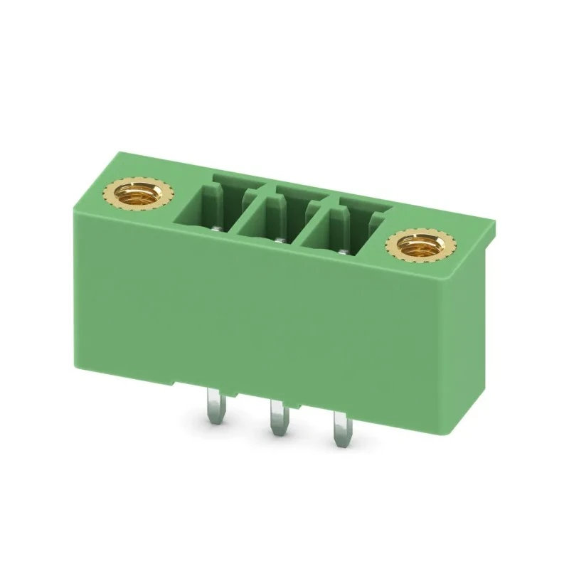 Phoenix Contact Pluggable Terminal Block 3-Contact 3.5 mm Pitch 8A 250V Polyamide Housing MCV 1.5/3-GF-3.5-LR 1818009