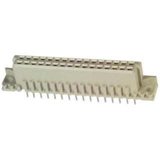 TE Connectivity Eurocard DIN 41612 Connector 32 Way 2.54 mm Pitch 2 Row Female Straight Solder Type 5650858-5