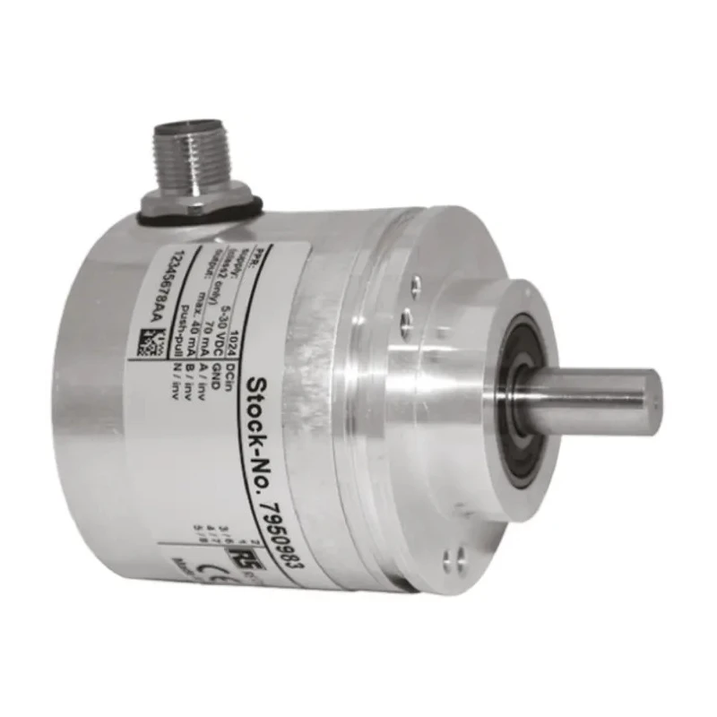 RS PRO Incremental Incremental Encoder 30V DC, 2048 ppr, HTL Inverted Signal, Solid Shaft 10 mm 795-1062
