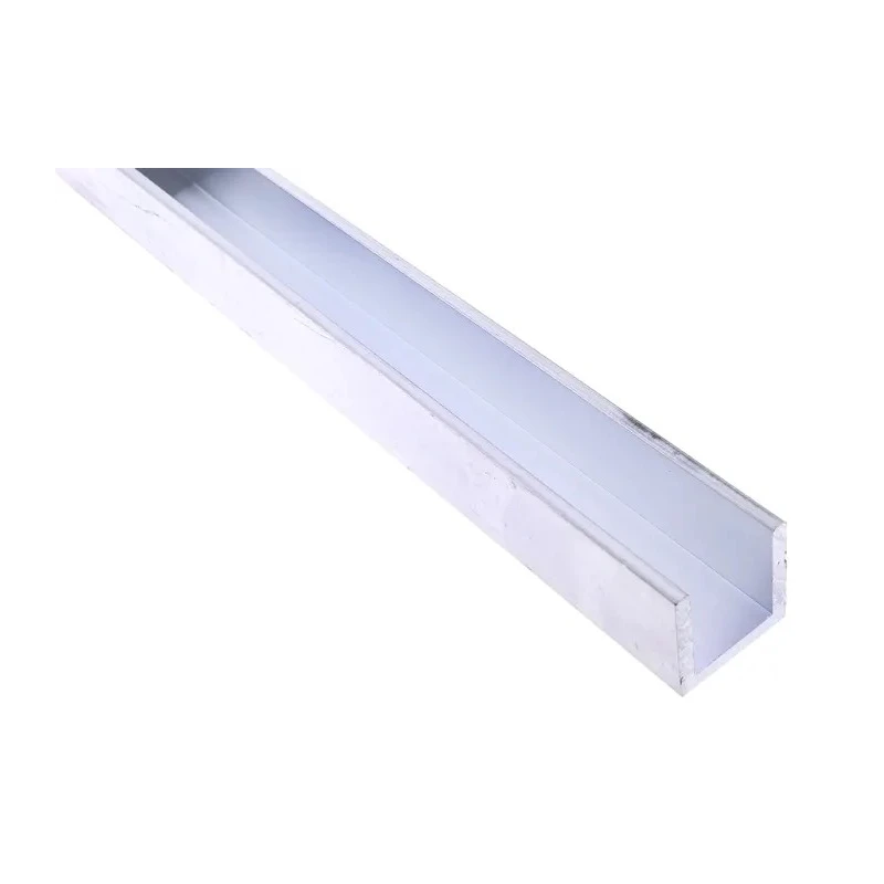 RS PRO Metal Aluminium Channel 1 m Length x 1 in Width x 1 in Height x 0.13 in Wall Thickness 681-744