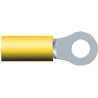 TE Connectivity PIDG Insulated Ring Terminal M5 Stud Size 12 AWG 10 AWG Wire Size Nylon Yellow 35109