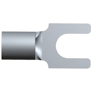 TE Connectivity Solistrand Uninsulated Fork Terminal, 22 AWG to 16 AWG, M2.5 Stud Size 321463