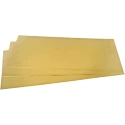 RS PRO Brass Metal Sheet 600 mm x 300 mm, 1.6 mm Thick 681-918