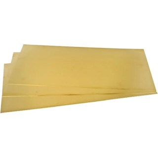 RS PRO Brass Metal Sheet 600 mm x 300 mm, 1.6 mm Thick 681-918