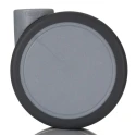 Tente Swivel Castor with 50 kg Load Capacity, 65 mm Thermoplastic Rubber Wheel, Polyamide Frame 5920UJI065L51-10 DOM23 ALU
