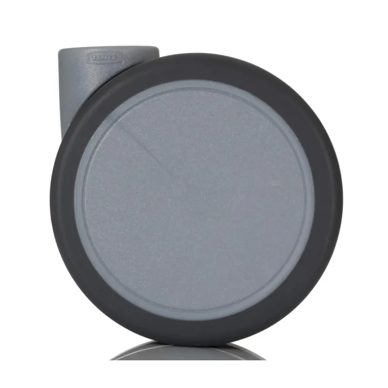 Tente Swivel Castor with 50 kg Load Capacity, 65 mm Thermoplastic Rubber Wheel, Polyamide Frame 5920UJI065L51-10 DOM23 ALU