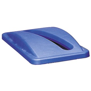 Rubbermaid Commercial Products 519 mm Blue Plastic Bin Lid for Slim Jim Container, 70 mm FG270388