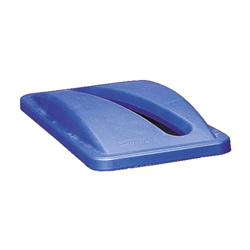 Rubbermaid Commercial Products 519 mm Blue Plastic Bin Lid for Slim Jim Container, 70 mm FG270388