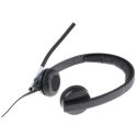Logitech Over The Head Stereo USB Headset Black Noise Cancelling H650e 981-000519