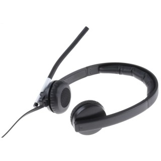 Logitech Over The Head Stereo USB Headset Black Noise Cancelling H650e 981-000519