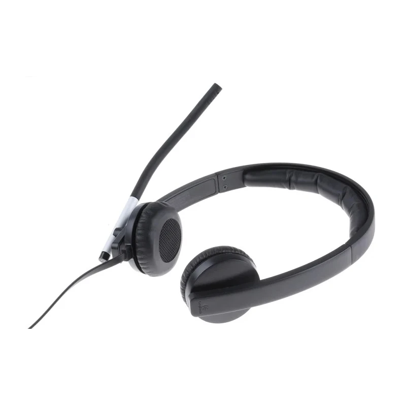 Logitech Over The Head Stereo USB Headset Black Noise Cancelling H650e 981-000519