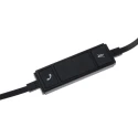 Logitech Over The Head Stereo USB Headset Black Noise Cancelling H650e 981-000519