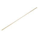 RS PRO Brass Metal Rod 5 mm Diameter, 500 mm Length, Hardness 130-150 HV, Thermal Conductivity 123 W/mK 682-624