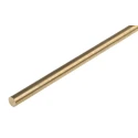 RS PRO Brass Metal Rod 5 mm Diameter, 500 mm Length, Hardness 130-150 HV, Thermal Conductivity 123 W/mK 682-624