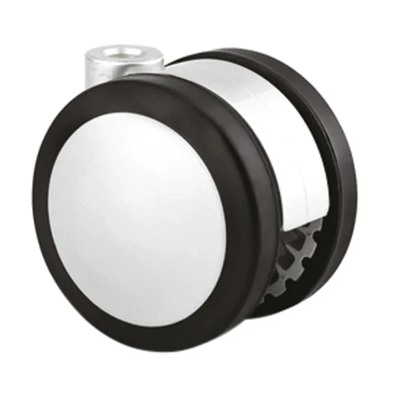 Tente Medium Duty Swivel Castor Twin Wheel with Polyurethane Tread 80 kg Load Capacity 75 mm 5920UAI075L51-10 DM22 RL9006