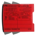 PR Electronics 4100 Series Universal Transmitter Universal Input Voltage Relay Current Output 21.6 253 V AC 4116