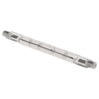 RS PRO 300 W R7S Infrared (IR) Heat Lamp 118 mm Diameter 10 mm, Clear Finish, 230V 796-0303