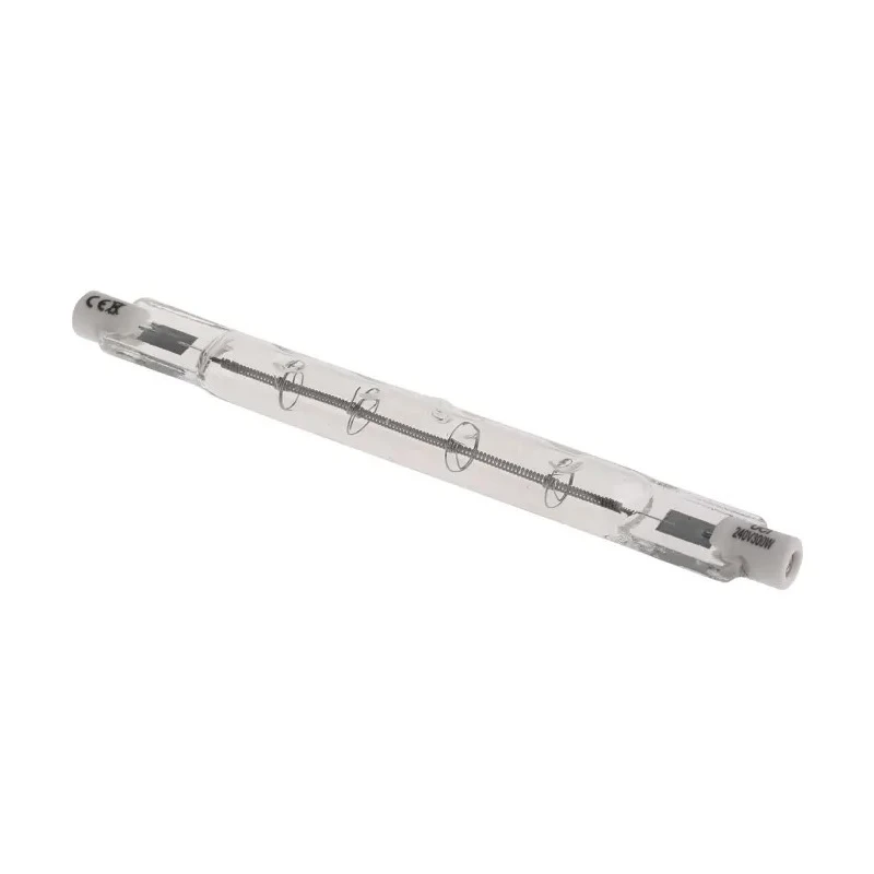 RS PRO 300 W R7S Infrared (IR) Heat Lamp 118 mm Diameter 10 mm, Clear Finish, 230V 796-0303