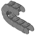 Igus Cable Trunking e-chain Black W100mm x D54 mm x L1 m Minimum Bend Radius 75 mm Igumid G 