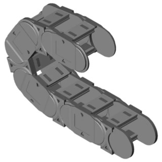 Igus Cable Trunking e-chain Black W100mm x D54 mm x L1 m Minimum Bend Radius 75 mm Igumid G 
