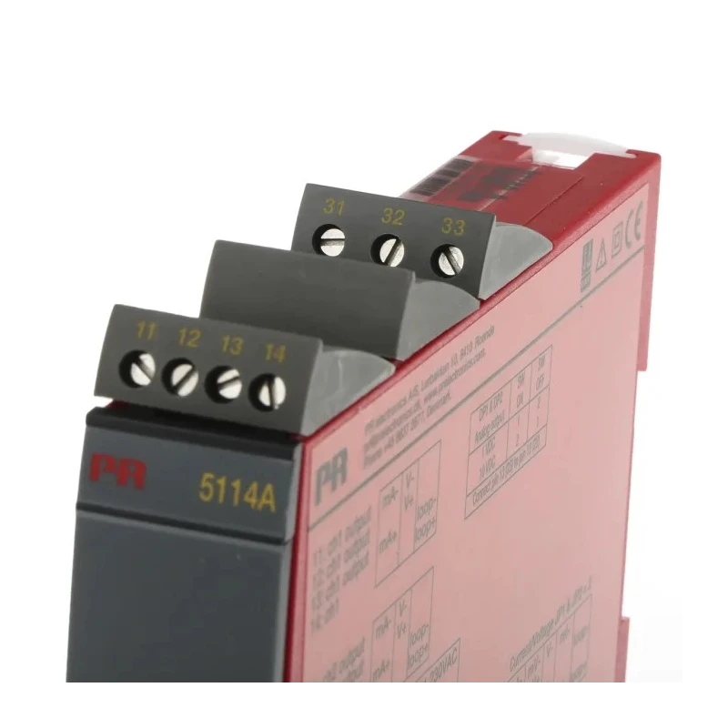 PR Electronics 5 Series Signal Conditioner, Current Input, Voltage Output, 21.6V, 253V Supply, ATEX 5114AA