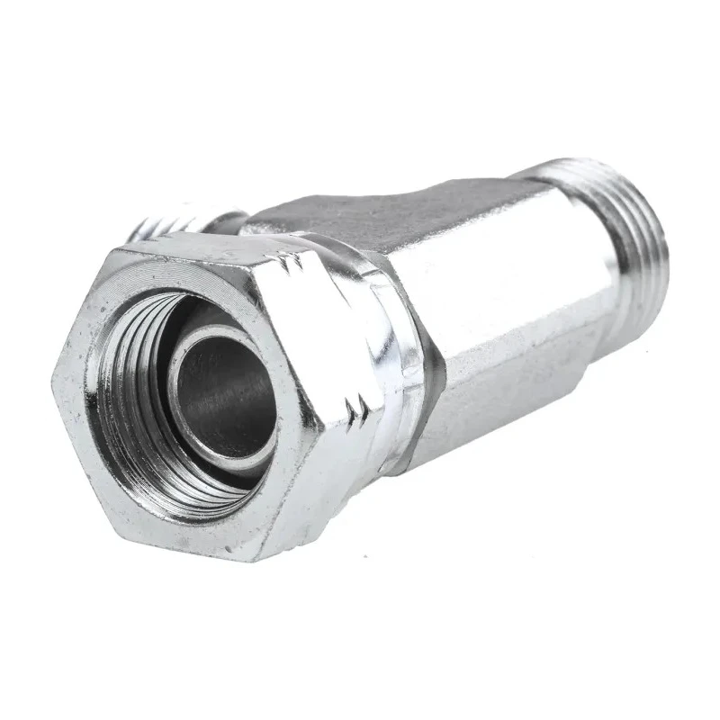 Parker Hydraulic Male G Thread Steel Hose Fitting 0.5 in Hose Inside Diameter 8R6MK4S