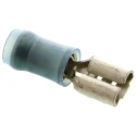 TE Connectivity PIDG FASTON .187 Blue Insulated Female Spade Connector Crimp 4.75 x 0.51 mm Tab Size 16 AWG to 14 8-640919-1