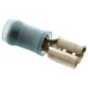TE Connectivity PIDG FASTON .187 Blue Insulated Female Spade Connector Crimp 4.75 x 0.51 mm Tab Size 16 AWG to 14 8-640919-1