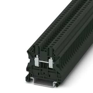 Phoenix Contact Clipline Series 2-Position Feed Through Terminal Block Black, Screw, 1kV, 32A 3045143