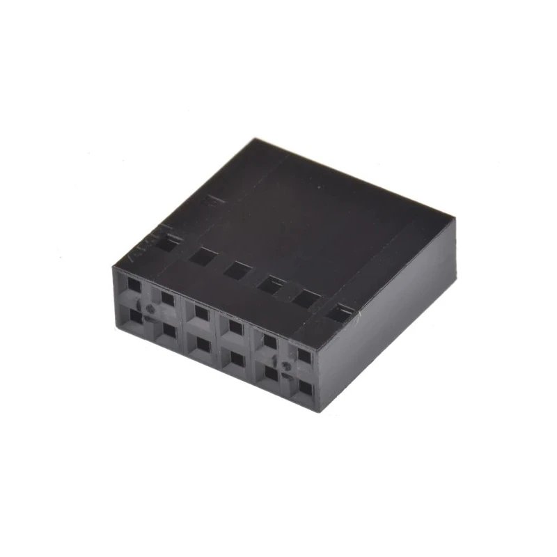 TE Connectivity AMPMODU Short Point Female Connector Housing 2.54 mm Pitch 12 Way 2 Row Straight 104482-5