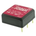 TRACOPOWER THL 25-2422 DC/DC Converter 15V 1.04A 36V DC Input 18V Input 25W PCB Shielded Metal Case 6-Pin 80°C Max Temp