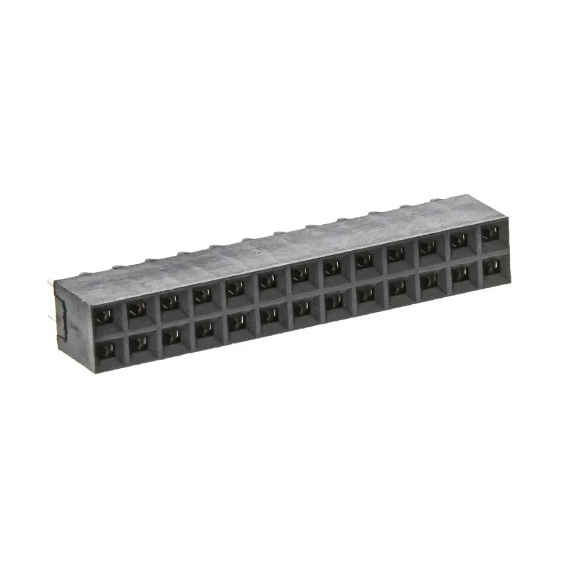 TE Connectivity AMPMODU MOD IV Series Straight Through Hole PCB Socket 26-Contact 2 Row 2.54 mm Pitch Solder 6-534998-3
