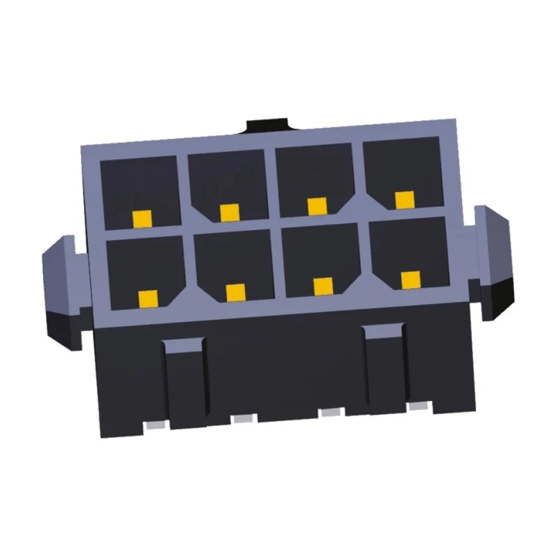 TE Connectivity Micro MATE-N-LOK Series Straight Through Hole PCB Header 8 Contacts 3 mm Pitch 2 Row Shrouded 3-794632-8