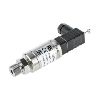 RS PRO Industrial Voltage Output Pressure Sensor 0 bar to 100 bar Accuracy ±0.25% Threaded Mount 9-32V 797-4995