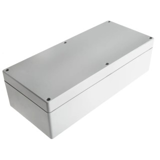 Fibox AB Series Grey Light Grey Lid ABS Electrical Enclosure, IP67, IP66, IK07, 101 mm x 360 mm x 160 mm AB 163610 ENCLOSURE