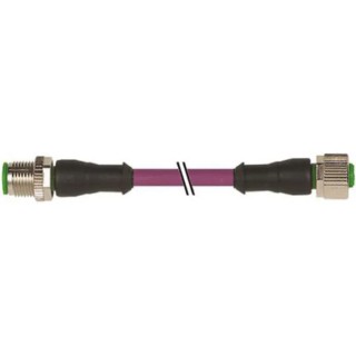 Murrelektronik Limited Sensor Actuator Cable Male 4 Way Straight to Female 2 Way Straight, 3 m 7000-44001-8400300