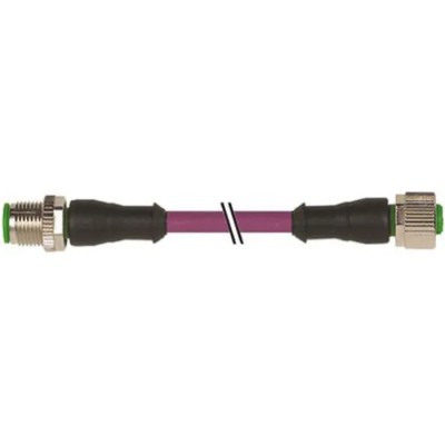 Murrelektronik Limited Sensor Actuator Cable Male 4 Way Straight to Female 2 Way Straight, 3 m 7000-44001-8400300