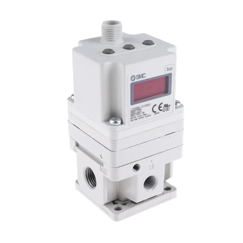 SMC Pneumatic Regulator, G 1/4 Port, 0.005 to 0.9 MPa Operating Pressure, Max 50°C ITV2050-31F2BS3