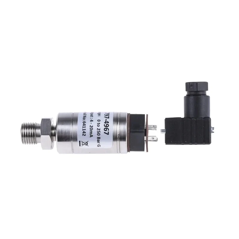 RS PRO Pressure Sensor, Current Output, Gauge Reading, 0 to 250 bar, Stainless Steel Housing 797-4967