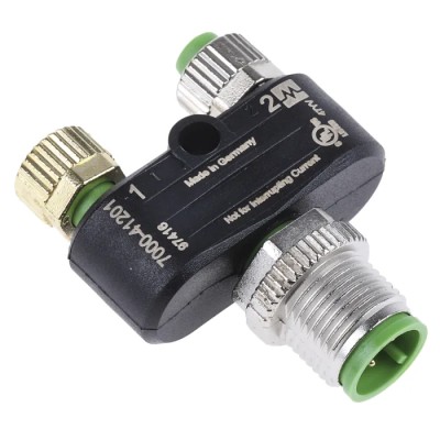 Murrelektronik Limited Circular Connector Adapter 4 Contacts Cable M12 Plug Socket IP65 IP67 7000-41201-0000000