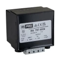 RS PRO 100 VA DIN Rail Isolation Transformer 115 to 400 V AC Primary, 24 V AC and 12 V Secondary, Molded Resin 797-5936