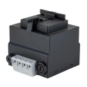 RS PRO 100 VA DIN Rail Isolation Transformer 115 to 400 V AC Primary, 24 V AC and 12 V Secondary, Molded Resin 797-5936