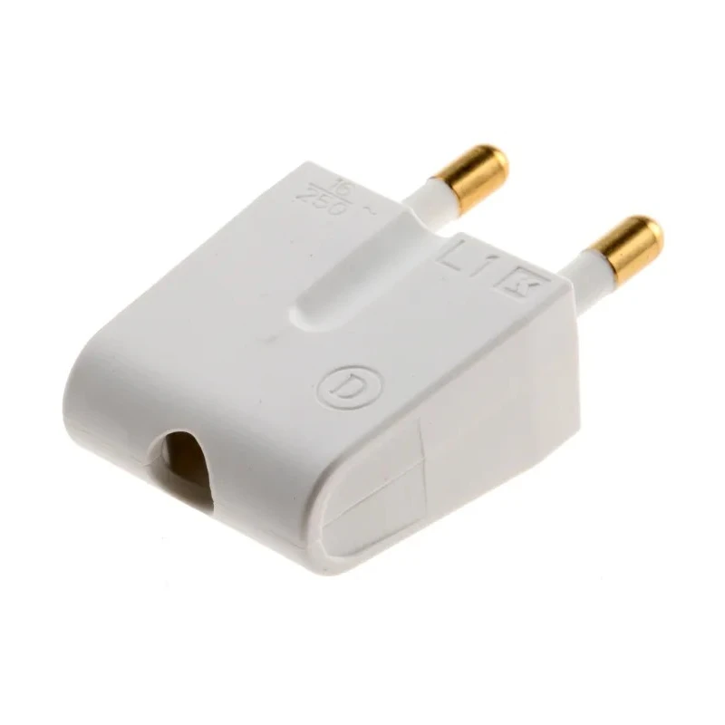 LK 16A 250V Denmark Type K White Cable Mains Plug Screw Termination 210A6029