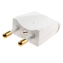LK 16A 250V Denmark Type K White Cable Mains Plug Screw Termination 210A6029