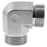 Parker Male G 90 Degree Steel Zinc Plated Hydraulic Fitting 0.25 in Hose ID 4EMK4S