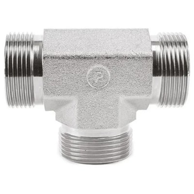 Parker Hydraulic Male G Thread Steel Hose Fitting 0.5 in Hose Inside Diameter 8JMK4S