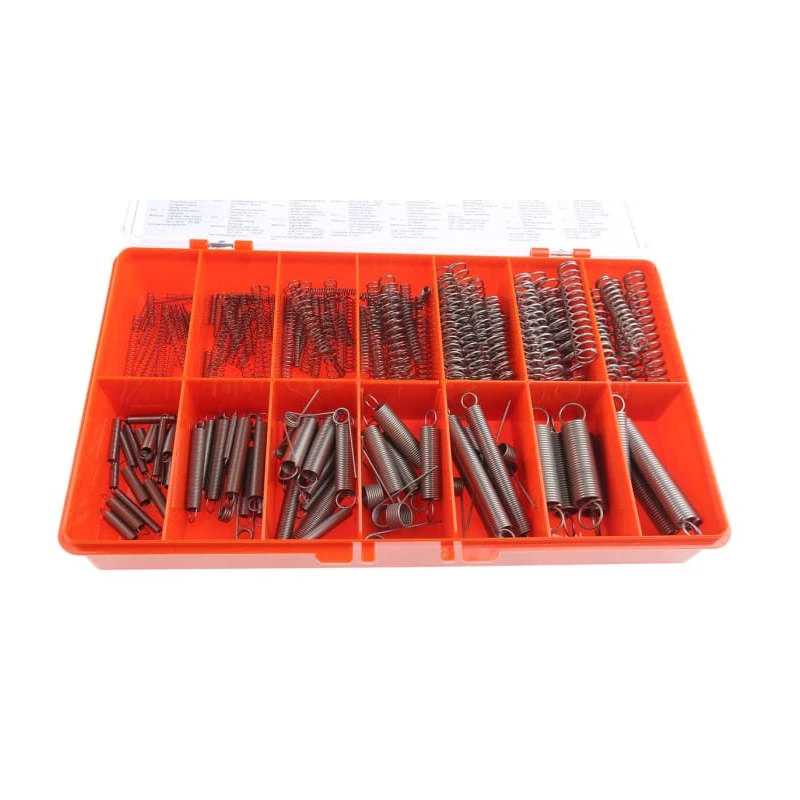 RS PRO Stainless Steel Torsion, Extension, Compression Spring Kit 225 Piece Set United Kingdom 684-406