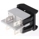APEM Illuminated DPST On-Off On-Off Rocker Switch Panel 22 x 30 mm Melamine Housing 16A 250V AC 2641LP/2A23621L220V