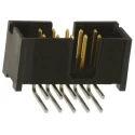 Molex C-Grid Series Right Angle Through Hole PCB Header, 10 Contacts, 2.54 mm Pitch, 2 Row, Shrouded 70247-1051